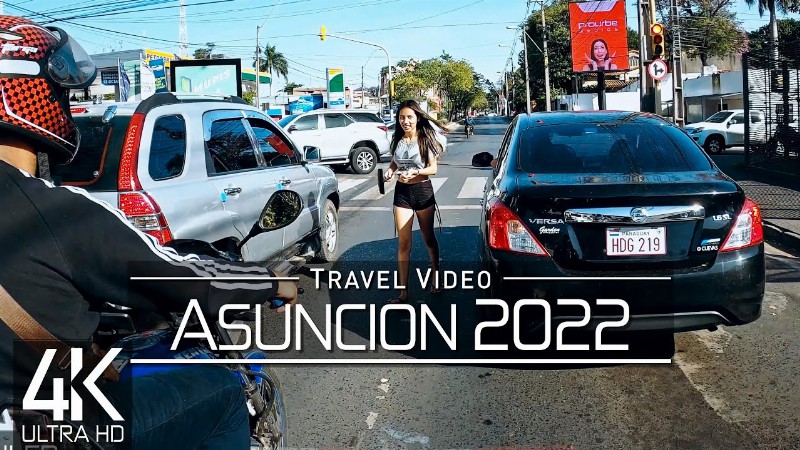 【4k 60fps】🇵🇾 1 Hour Relaxation Film: 🏍️ «driving In Asuncion (capital Of Paraguay)» Uhd 📺 Moto Sound
