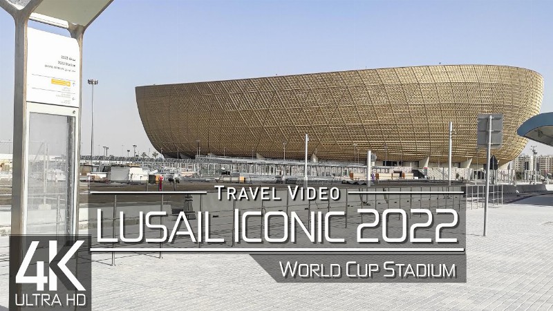 image 0 【4k 60fps】🇶🇦 Explore: «doha - Lusail Iconic Stadium» 🔥 Fifa World Cup Qatar 2022 🔥 Ultra Hd Video