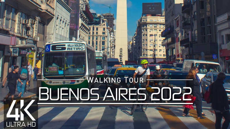 image 0 【4k 60fps】🇦🇷 Virtual Walking Tour: 🚶 «buenos Aires - Argentina 2022» 🎧 Original Sounds 🚫 No Comment