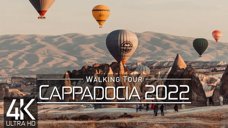image 0 【4k 60fps】🇹🇷 Virtual Walking Tour: 🚶 «cappadocia Turkey 2022» 🎧 Original Sounds 🚫 No Comment 📺 Asmr