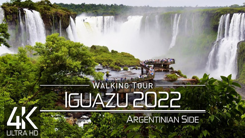 image 0 【4k 60fps】🇦🇷 Virtual Walking Tour: 🚶 «iguazú Falls - Argentina 2022» 🎧 Original Sounds 🚫 No Comment