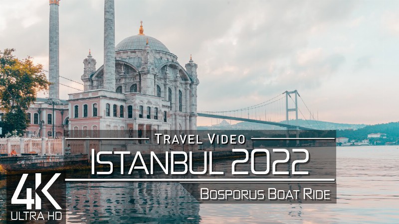 【4k】🇹🇷 Boat Trip: «the Bosporus - Istanbul 2021» 🗺️ Turkey : Ultra Hd Travel Video