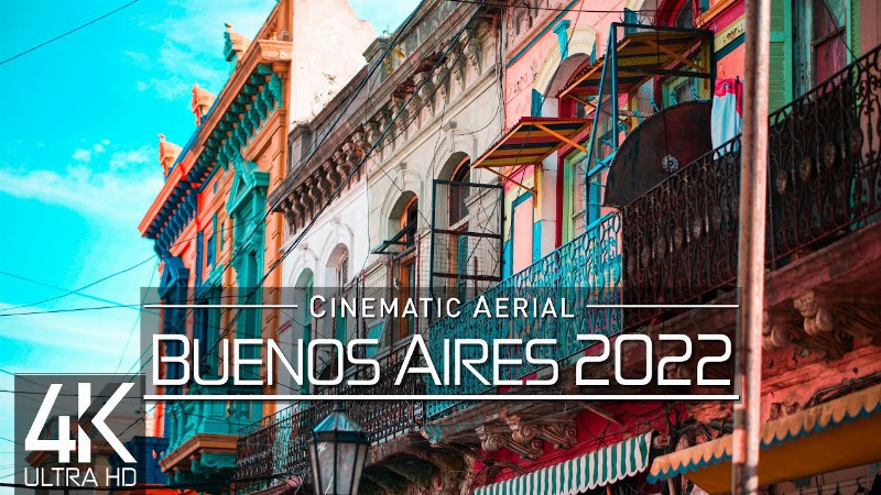 【4k】🇦🇷 Buenos Aires From Above 🔥 Argentina 2022 🔥 Cinematic Wolf Aerial™ Drone Film