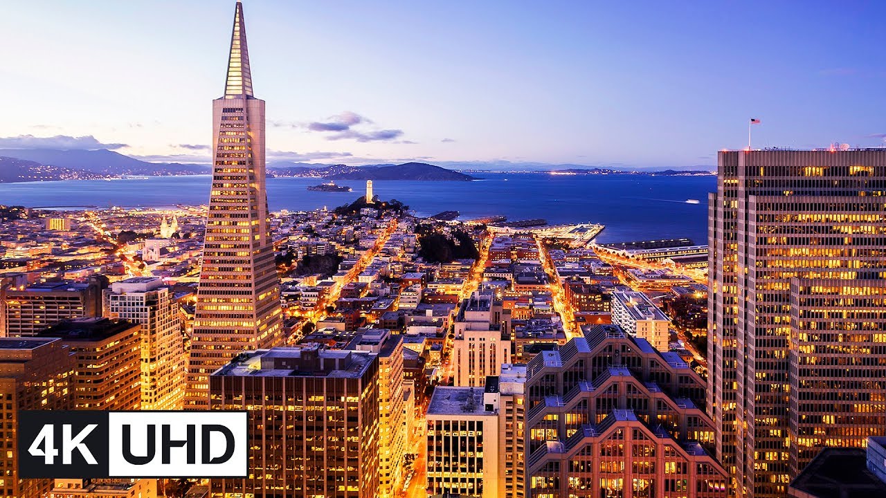 image 0 🔥 4K Drone | San Francisco, California Travel Time Lapse: Silicon Valley, Golden Gate, Alcatraz...