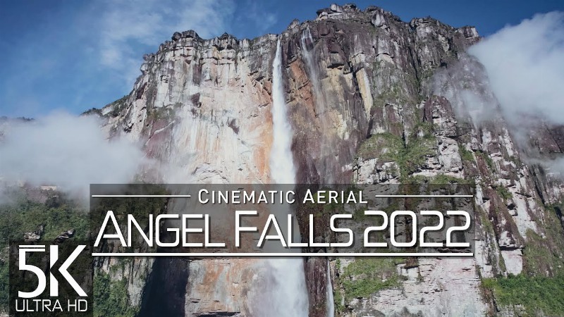 【5k】🇻🇪 Angel Falls From Above 🔥 Worlds Tallest Waterfall 2022 🔥 Venezuela Cinematic Aerial™ Drone