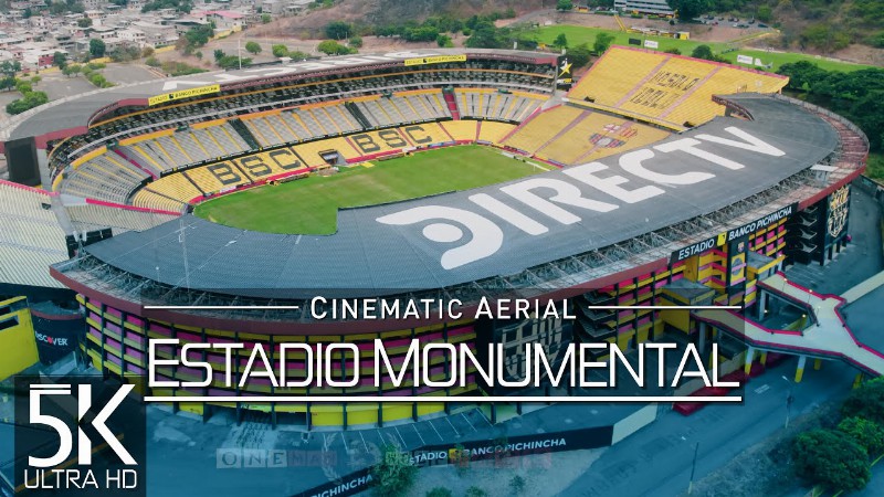 image 0 【5k】🇪🇨 Barcelona Sc 🔥 Estadio Monumental 🔥 Copa Libertadores Final Stadium 2022 🔥 Guayaquil Ec Drone