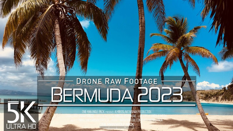 【5k】🇧🇲 Drone Raw Footage 🔥 This Is Bermuda 2023 🔥 Hamilton & More 🔥 Ultrahd Stock Video