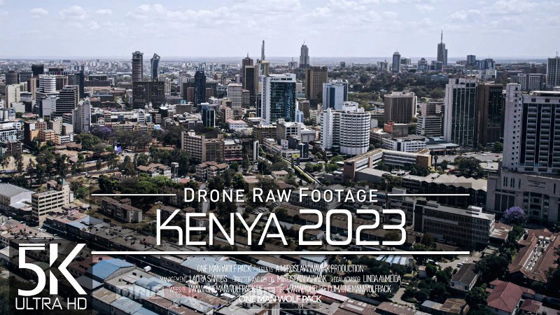【5k】🇰🇪 Drone Raw Footage 🔥 This Is Kenya 2023 🔥 Nairobi : Capital City 🔥 Ultrahd Stock Video
