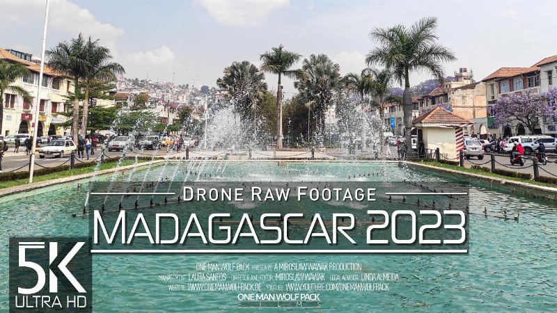 image 0 【5k】🇲🇬 Drone Raw Footage 🔥 This Is Madagascar 2023 🔥 Antananarivo : Capital City🔥ultrahd Stock Video