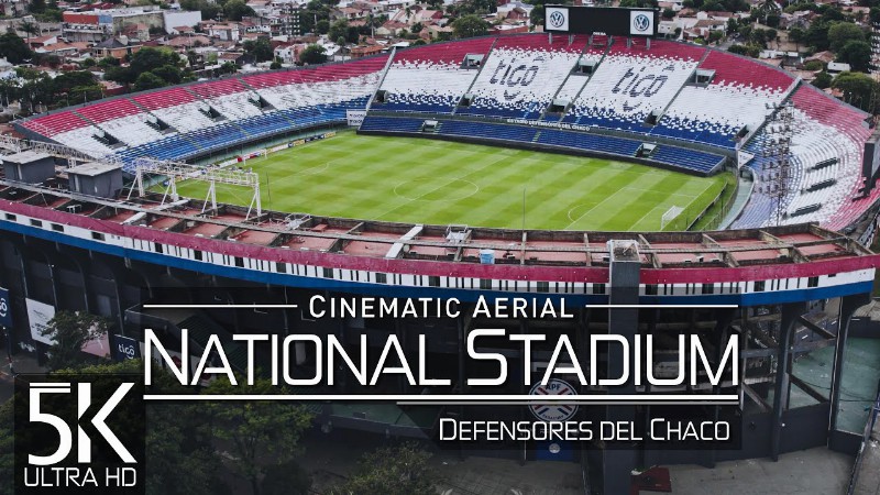 【5k】🇵🇾 National Stadium Of Paraguay From Above 🔥 Defensores Del Chaco 2022 🔥 Asuncion Cine Aerial™