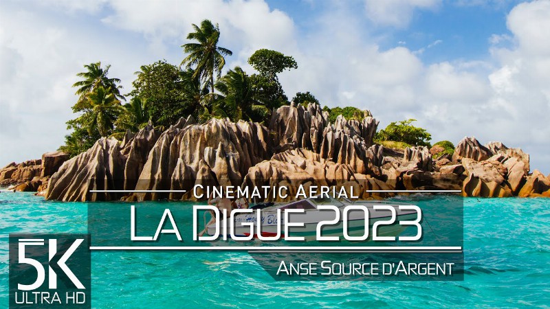 image 0 【5k】🇸🇨 The Worlds Most Beautiful Beach 🔥 Seychelles 2023 🔥 Anse Source D'argent 🔥la Digue Drone Film