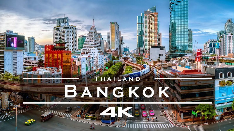 Bangkok Thailand 🇹🇭 - By Drone [4k]