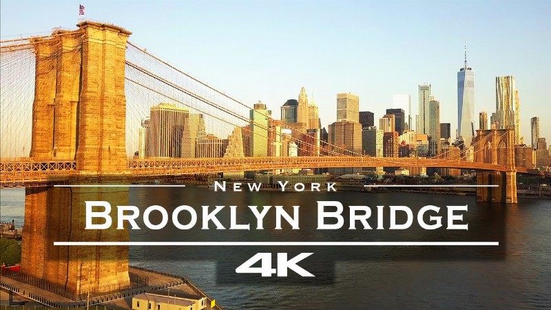Brooklyn Bridge Nyc 🇺🇸 - By Drone [4k]