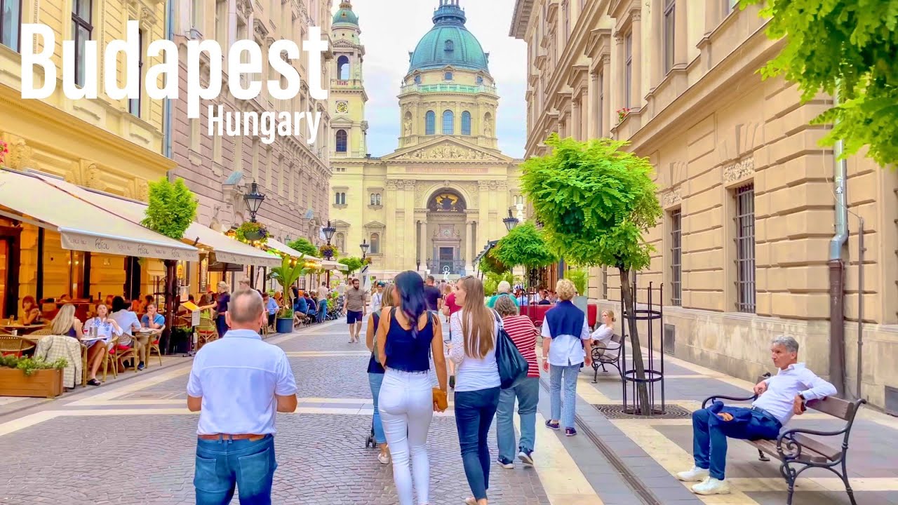 Budapest Hungary 🇭🇺 - Evening Walk - September 2021 - 4k-hdr Walking Tour (▶140min)