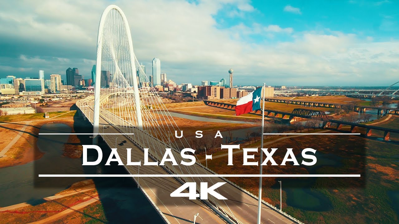 Dallas - Texas Usa 🇺🇸 - By Drone [4k]