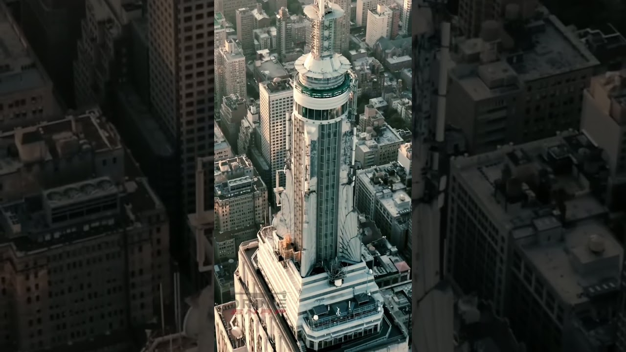 image 0 Empire State Building New York City 🇺🇸- By Drone [4k] #shorts #newyork #usa #drone