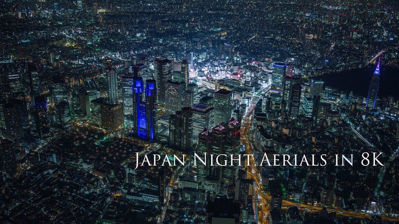 image 0 Japan Night Aerials in 8K