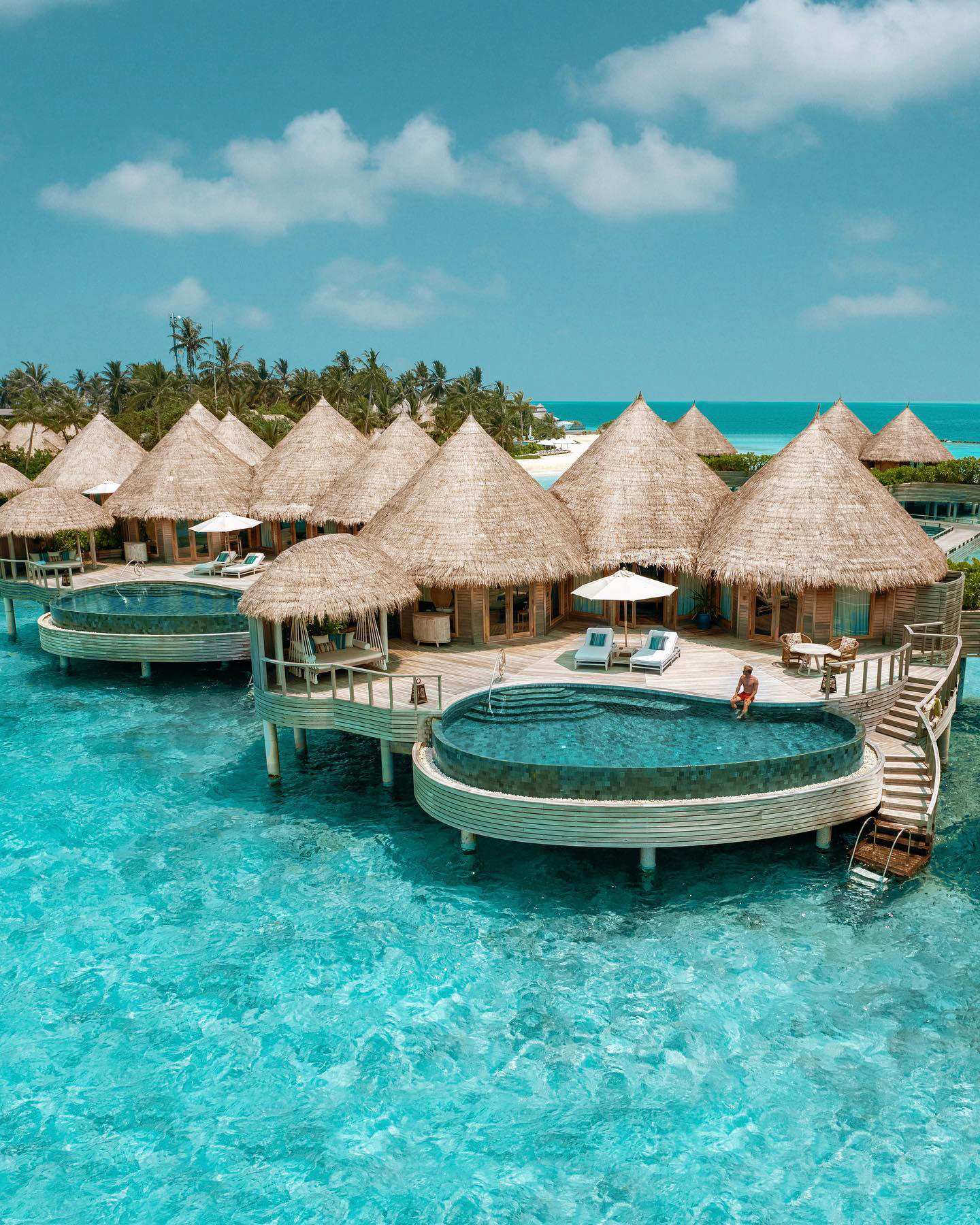 image  1 ➳ 	Λ L E X - Feels so good to be back at the most exclusive resort in the Maldives