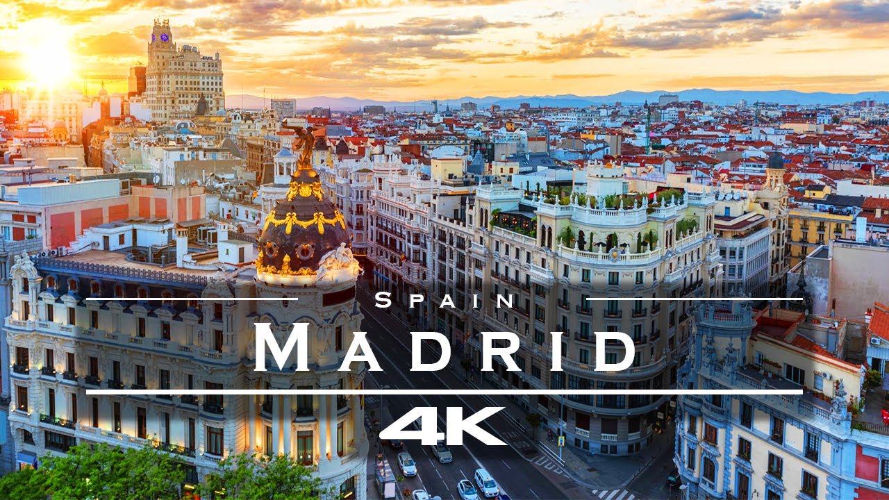 Madrid Spain 🇪🇸 - By Drone [4k]