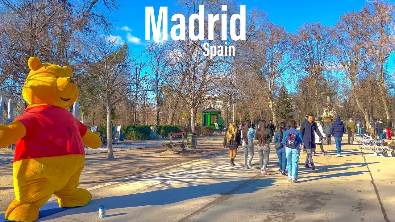 Madrid Spain 🇪🇸 -  Sunday Walk 2022 - 4k-hdr Walking Tour (▶65min)