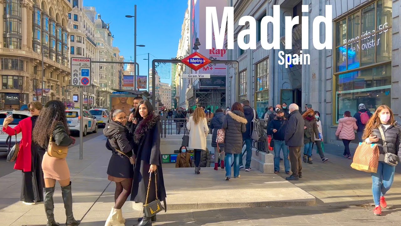 Madrid Spain 🇪🇸 -  The Sunniest Capital In Europe 2022 - 4k 60fps -hdr Walking Tour (▶162min)