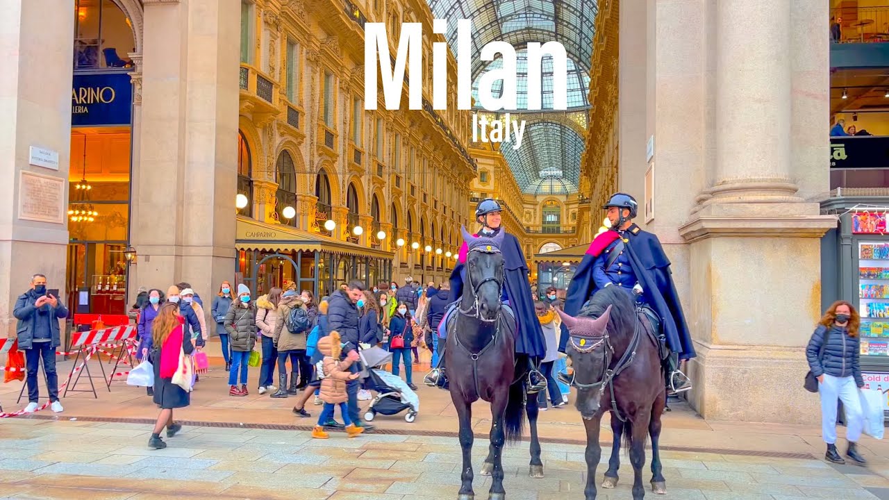 image 0 Milan Italy 🇮🇹 - January 2022- 4k-hdr Walking Tour (▶1 Hour)
