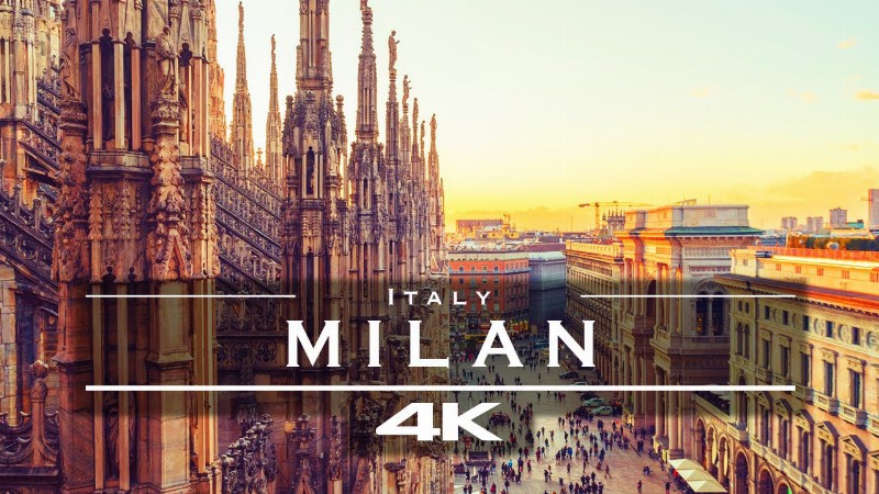 Milan / Milano Italy 🇮🇹 - By Drone [4k]