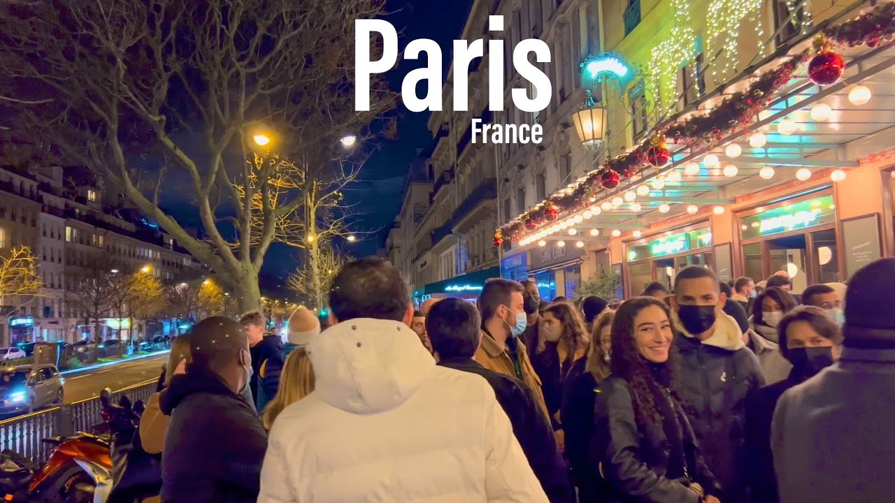 Paris France 🇫🇷 - January 2022 - 4k-hdr Walking Tour (▶1 Hour)