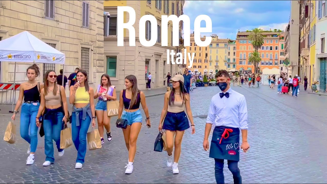 image 0 Rome Italy 🇮🇹 - Evening Walk - September 2021 - 4k-hdr Walking Tour (▶84min)