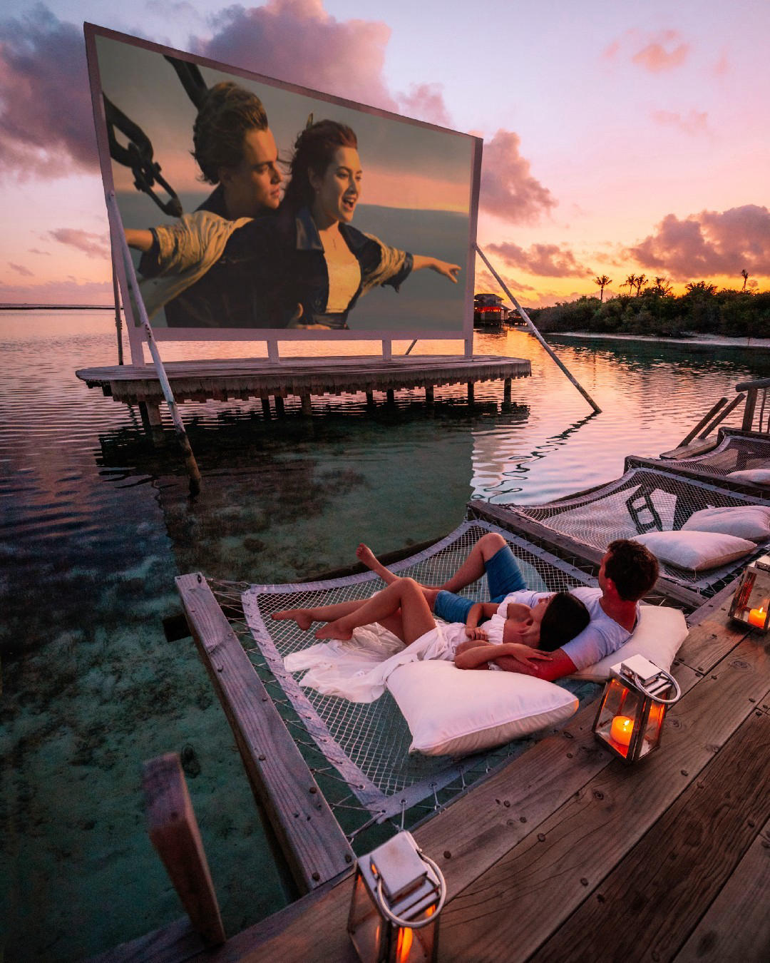 image  1 Soneva - The spectacular ocean view at #SonevaJani's Cinema Paradiso is just as enthralling as the c