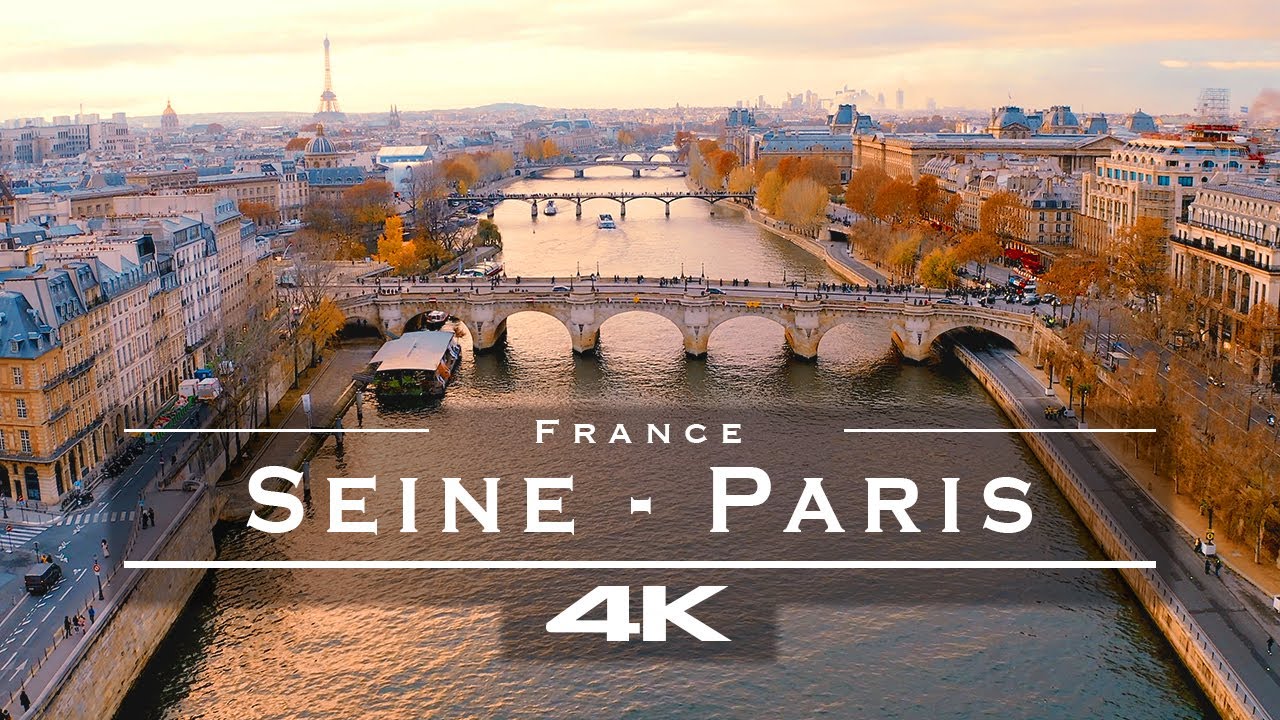 image 0 The Seine Paris 🇫🇷 - By Drone [4k]